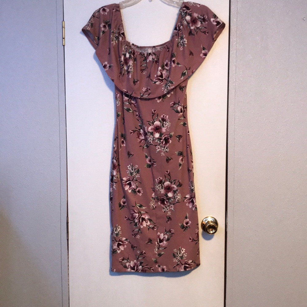 Cute off shoulder dress